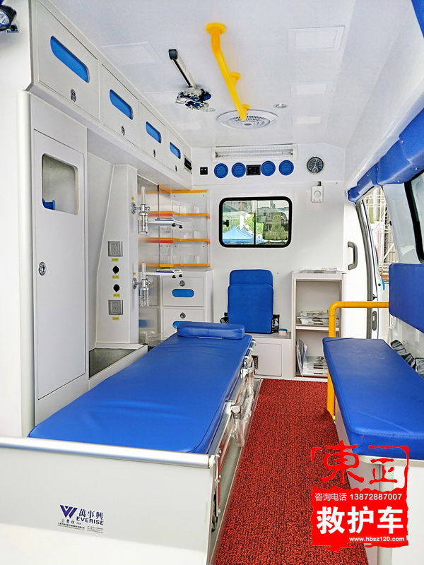 江鈴福特新全順中軸中頂救護車V362（異形頂）醫療艙圖片